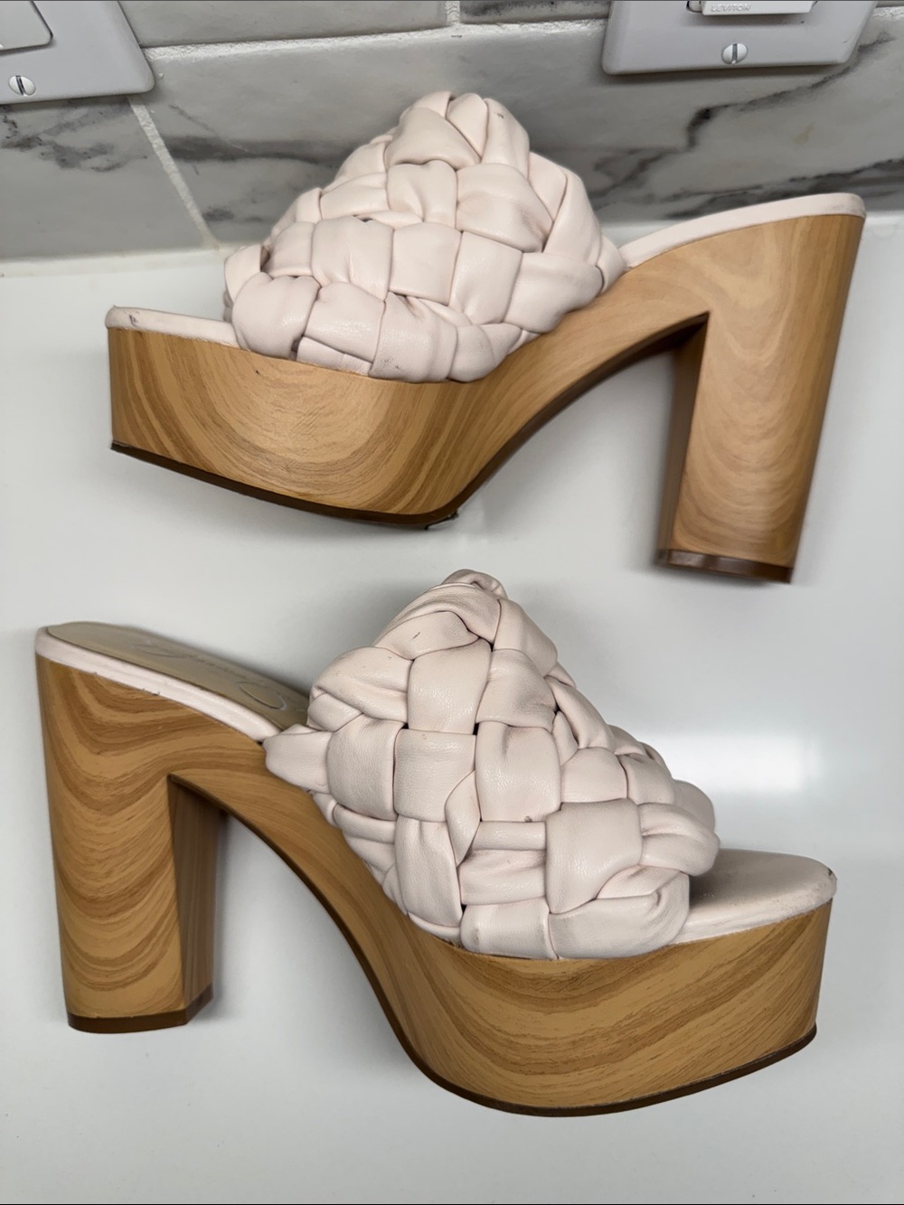 Jessica Simpson Supira Braided Platform Mules